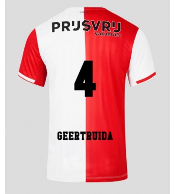 Feyenoord Lutsharel Geertruida #4 Replika Hjemmebanetrøje 2023-24 Kortærmet